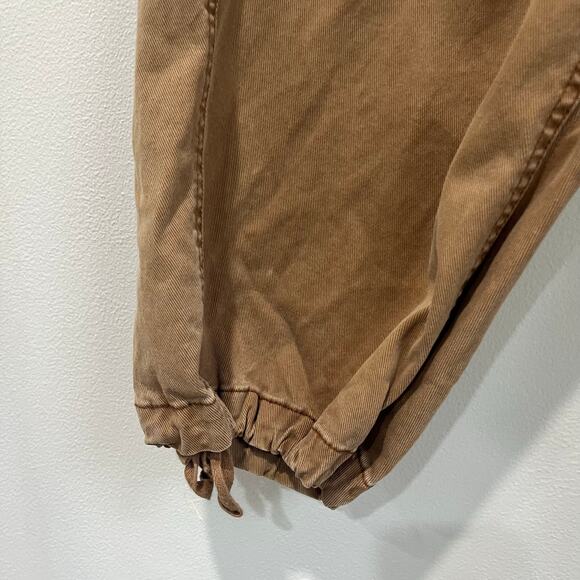 Old Navy Balloon Cargo Pants Size XL High Rise Brown Utility - Picture 7 of 9